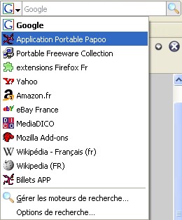 Add to Search Bar - ajouter vos moteurs de recherche préférés à Firefox