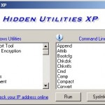 Hidden XP – accédez aux utilitaires cachés de windows