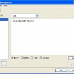 Texter – Remplacer une abréviation par du texte