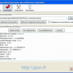 OPIE – importer/exporter les préférences des extensions Firefox