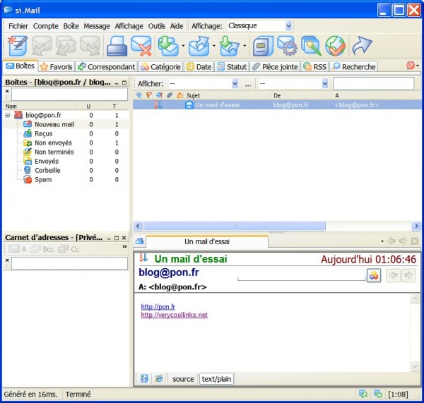 simail Si.mail - client de messagerie nomade