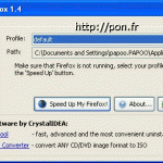 SpeedyFox- Optimisez vos Firefox