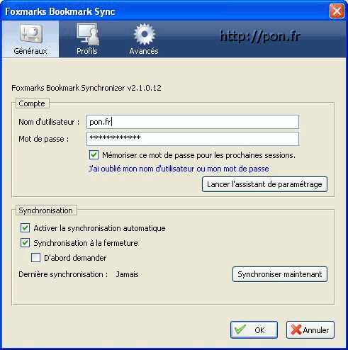 Foxmarks Bookmark Synchronizer - Vos favoris, partout, toujours