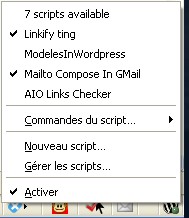 GreaseFire - Trouver tous les scripts GreaseMonkey d'une page